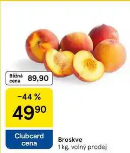Tesco Broskve, 1 kg nabídka