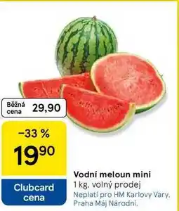 Tesco Vodní meloun mini, 1 kg nabídka