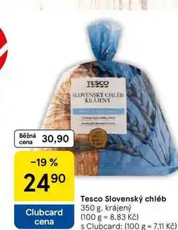 Tesco Tesco Slovenský chléb, 350 g, krájený nabídka