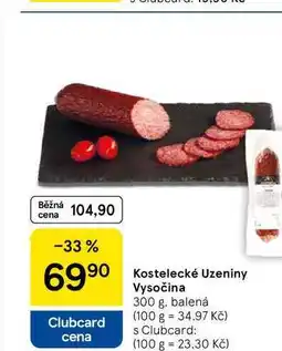 Tesco Kostelecké Uzeniny, 300 g. balená nabídka