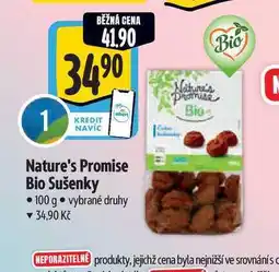 Albert Nature's Promine Bio sušenky 100 g nabídka