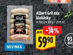 Albert Albert Gril mix klobásky 200 g nabídka