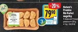 Albert Nature's Promise Bio Kuřecí nugetky 220 g nabídka
