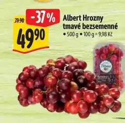 Albert Albert Hrozny tmavé bezsemenné 500 g nabídka