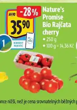 Albert Nature's Promise Bio Rajčata cherry 250 g nabídka