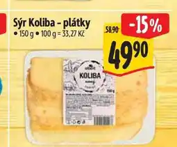 Albert Sýr Koliba - plátky 150 g nabídka
