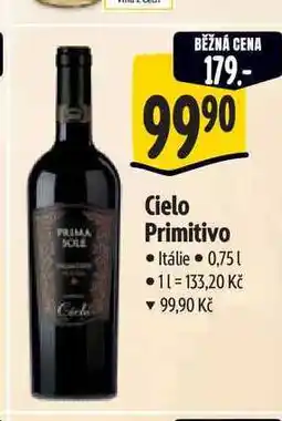 Albert Cielo Primitivo 0,75 l nabídka