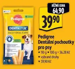 Albert Pedigree Dentální pochoutky pro psy 110 g nabídka