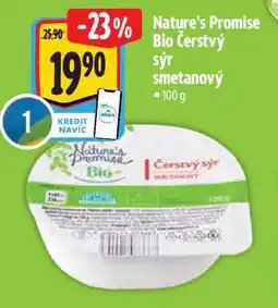 Albert Nature's Promise Bio Čerstvý sýr smetanový 100 g nabídka