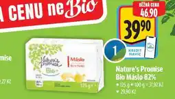 Albert Nature's Promise Bio Máslo 82% 125 g nabídka