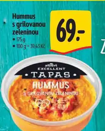 Albert Hummus s grilovanou zeleninou 175g nabídka
