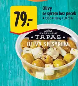 Albert Olivy se sýrem bez pecek 130 g nabídka