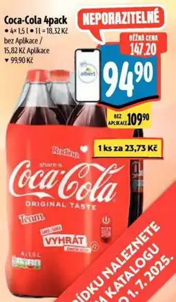 Albert Coca-Cola 4pack nabídka