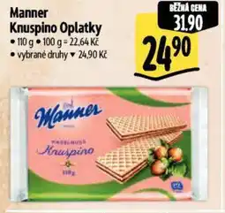 Albert Manner Knuspino Oplatky nabídka