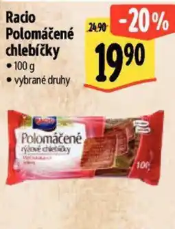 Albert Racio Polomáčené chlebíčky nabídka