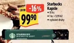 Albert STARBUCKS Kapsle nabídka