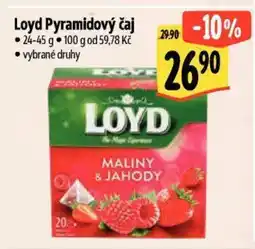 Albert Loyd Pyramidový čaj nabídka
