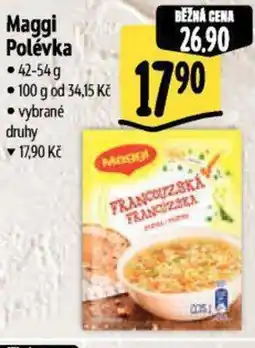 Albert MAGGI Polévka nabídka