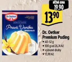 Albert Dr. Oetker Premium Puding nabídka