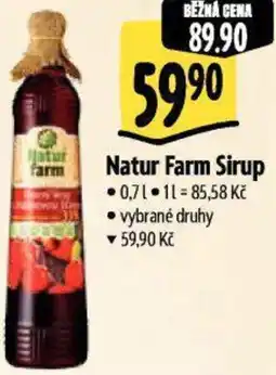 Albert Natur Farm Sirup nabídka