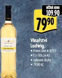 Albert Vinařství Ludwig nabídka