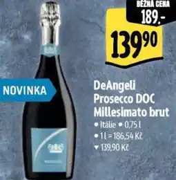 Albert DeAngeli Prosecco DOC Millesimato brut nabídka