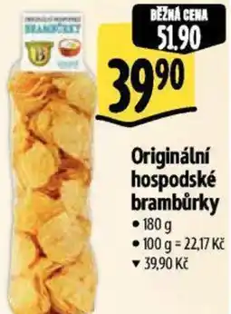 Albert Originální hospodské brambůrky nabídka