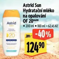 Albert Astrid Sun Hydratační mléko na opalování OF 20 nabídka