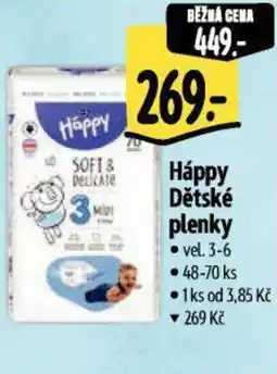 Albert Háppy Dětské plenky nabídka