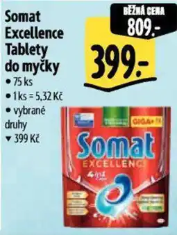 Albert Somat Excellence Tablety do myčky nabídka