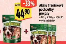 Albert Akinu Tréninkové pochoutky pro psy nabídka