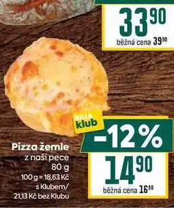 Billa Pizza žemle z naší pece 80 g nabídka