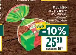 Billa Fit chléb 250 g nabídka
