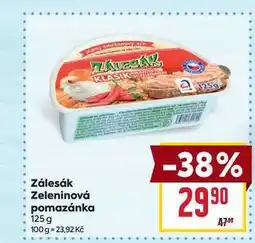 Billa Zálesák Zeleninová pomazánka 125 g nabídka