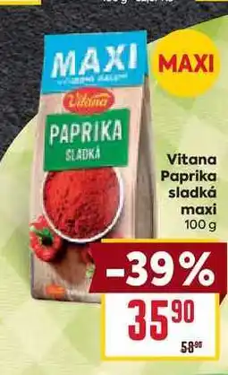 Billa Vitana Paprika sladká maxi 100 g nabídka