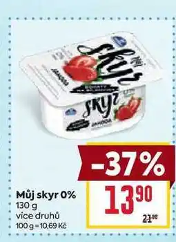 Billa Můj skyr 0% 130 g nabídka