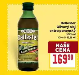 Billa Ballester Olivový olej extra panenský 500ml nabídka