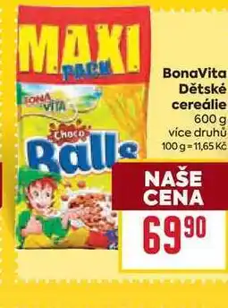 Billa Bona Vita Dětské cereálie 600 g nabídka