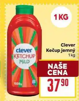 Billa Clever Kečup jemný 1kg nabídka