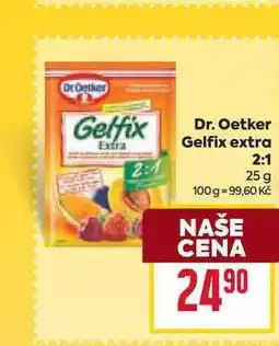 Billa Dr. Oetker Gelfix extra 2:1 25 g nabídka