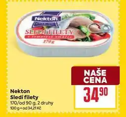 Billa Nekton Sledi filety 170/od 90 g nabídka
