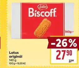 Billa Lotus originál 140 g nabídka