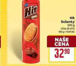Billa Hit Sušenky 220 g nabídka