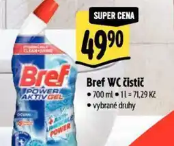 Albert Bref WC čistič nabídka
