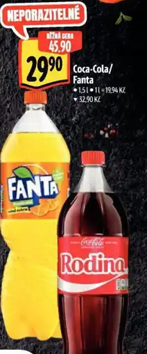 Albert Coca-Cola/ Fanta nabídka