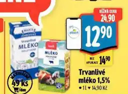 Albert Madeta Trvanlivé mléko 1,5% nabídka