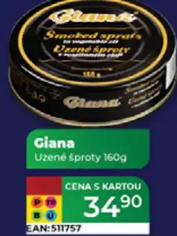 Tamda Foods Giana Uzené šproty nabídka