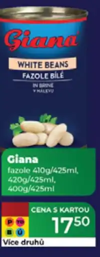 Tamda Foods Giana fazole nabídka