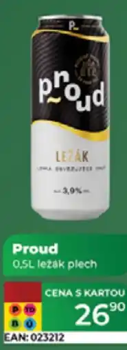Tamda Foods Proud ležák plech nabídka