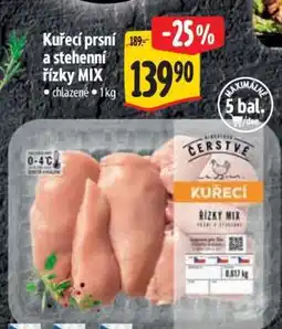 Albert Kuřecí prsí a stehenní řízky MIX nabídka